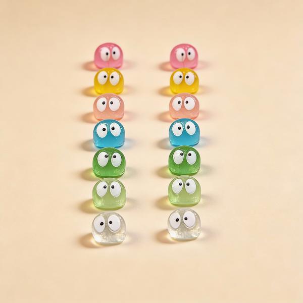 Glow in the dark – Mini’s – Multi – ↑ 1 cm – 14 stuks