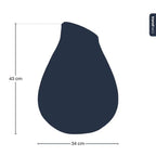 Terrarium fles met kurk – Drop XXL – Ø 34 cm ↑ 43 cm