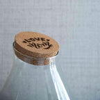 ‘LOVE MOM’ terrarium Drop XL + gegraveerde kurk – Fles terrarium DIY kit – Ø 24 cm ↑ 37 cm – Moederdag
